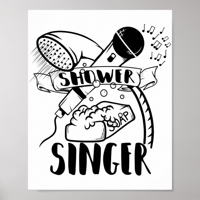 Affiche Chanter sous la douche (Devant)