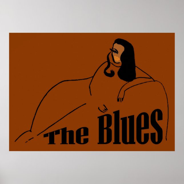 Affiche Chanteuse de Blues (Devant)