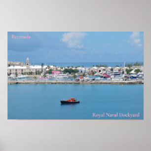 Affiche Chantier naval royal, Bermudes