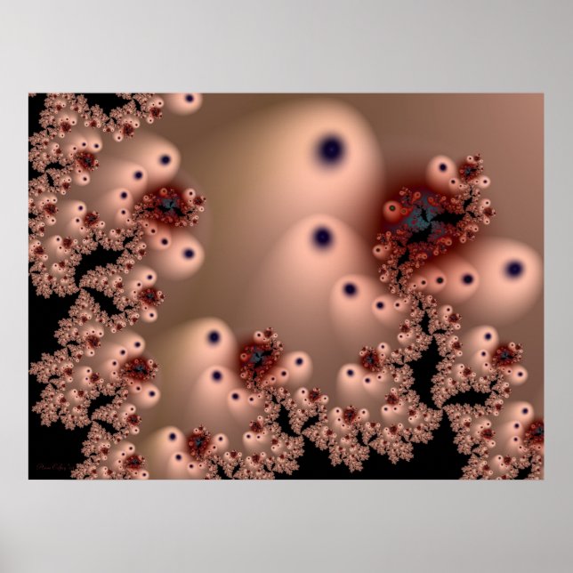 Affiche Chantilly Splendor fractal (Devant)