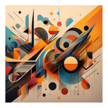 Chaos Abstrait et ordre - Art géométrique