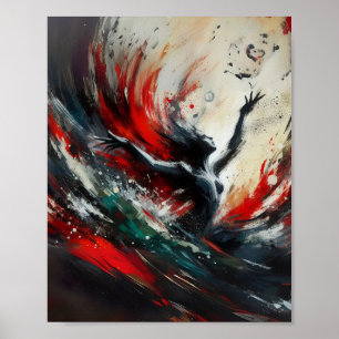 Affiche Chaos & Création : Passion vs Nature Art Imprimer