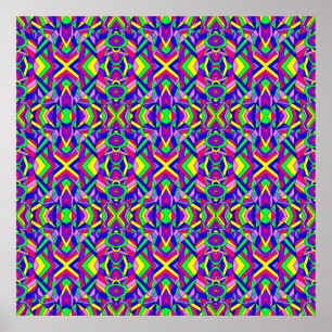 Affiche Chaos Haut en Couleur 9