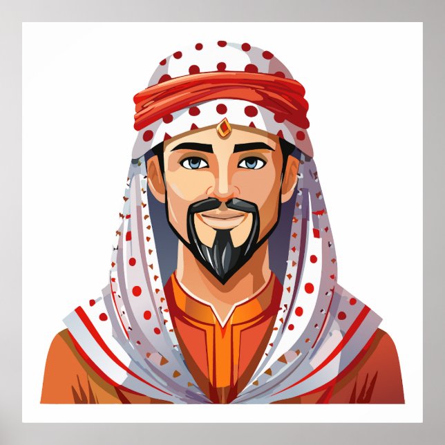 Affiche Chapeau arabe ou musulman traditionnel (Devant)