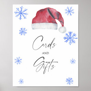 Affiche Chapeau de Père Noël - CARTES ET CADEAUX