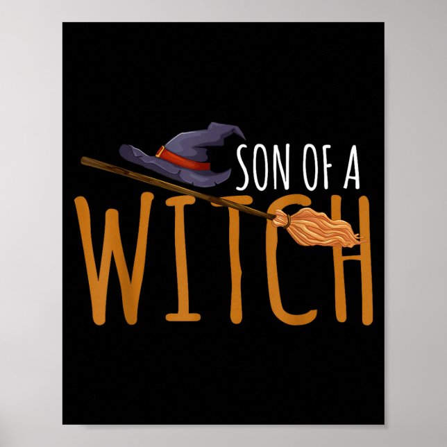 Affiche Chapeau d'Halloween fils de sorcière  (Devant)