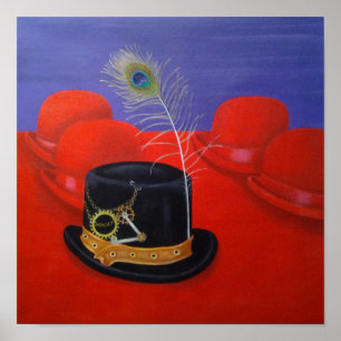 Affiche Chapeaux Steampunk