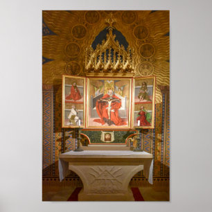 Affiche Chapelle Altar, Eglise Matthias, Budapest, Hongrie