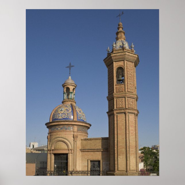Affiche Chapelle del Carmen, Séville, Espagne (Devant)