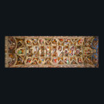 Affiche Chapelle Sixtine Plafond par Michel-Ange<br><div class="desc">La Chapelle Sixtine est une chapelle du Palais apostolique, résidence officielle du pape, dans la Cité du Vatican. Appelée à l'origine la Chapelle Magna (Grande Chapelle). Aujourd'hui, c'est le site du conclave papal, le processus par lequel un nouveau pape est sélectionné. La renommée de la Chapelle Sixtine réside principalement dans...</div>