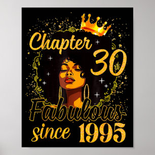 Affiche Chapitre 30 Fabuleux depuis 1995 30e anniversaire