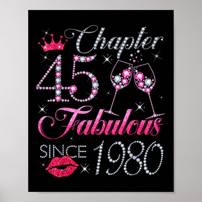 Affiche Chapitre 45 Fabuleux depuis 1980 45e anniversaire  (Devant)