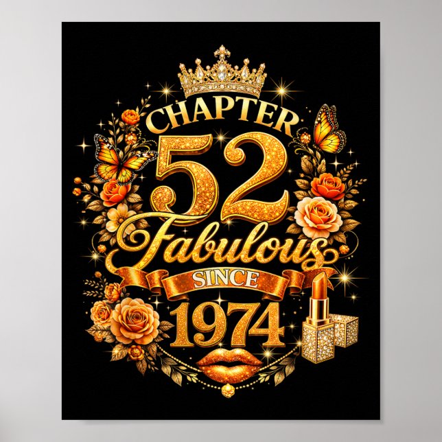 Affiche Chapitre 52 Fabuleux depuis 1974 Femmes pour 52e a (Devant)