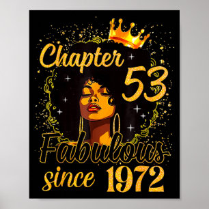Affiche Chapitre 53 Fabuleux depuis 1972 53e anniversaire
