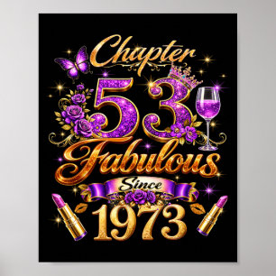Affiche Chapitre 53 Fabuleux depuis 1973 53e anniversaire