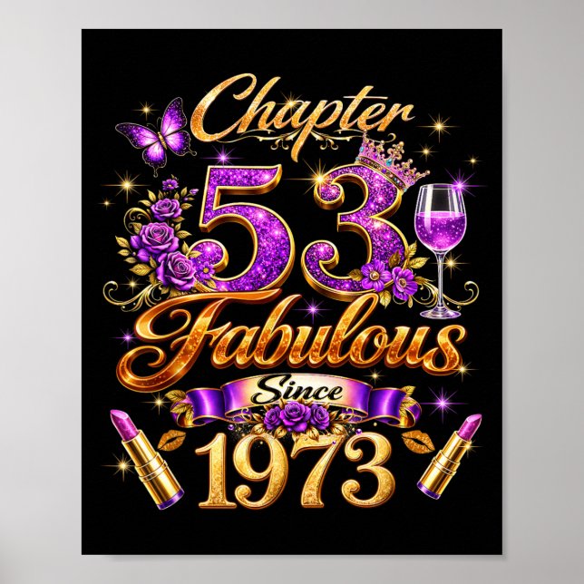 Affiche Chapitre 53 Fabuleux depuis 1973 53e anniversaire  (Devant)