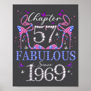 Affiche Chapitre 57 Fabuleux Depuis 1969 57e Anniversaire