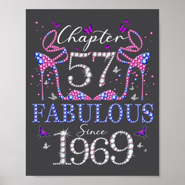 Affiche Chapitre 57 Fabuleux Depuis 1969 57e Anniversaire  (Devant)