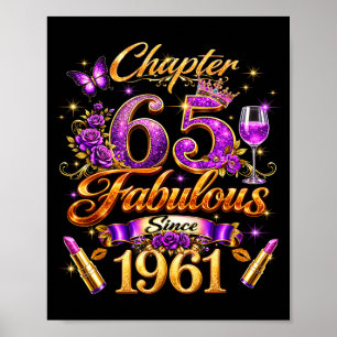 Affiche Chapitre 65 Fabuleux depuis 1961 65e anniversaire