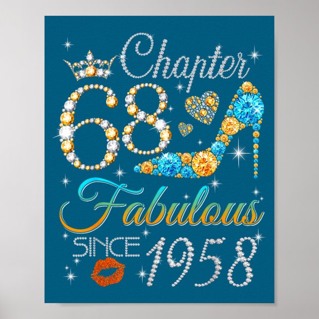 Affiche Chapitre 68 Fabuleux depuis 1958 68e anniversaire  (Devant)