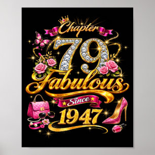 Affiche Chapitre 79 Fabuleux depuis 1947 79e anniversaire 