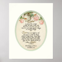Chapitre Amour, 1 Corinthiens 13 Calligraphie