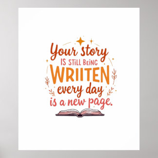 Affiche Chapitre non écrit : Livre & Stars Art