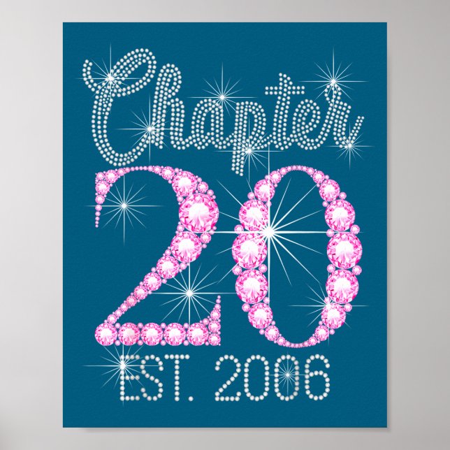 Affiche Chapter 20 Est 2006 Happy 20th Birthday Gift  (Devant)