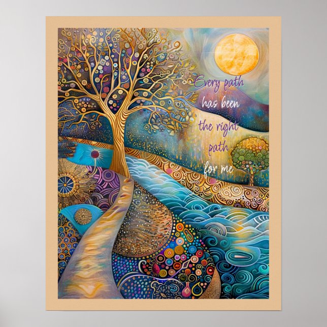 Affiche Chaque Chemin A Été L'Affiche De La Bonne Voie (Devant)