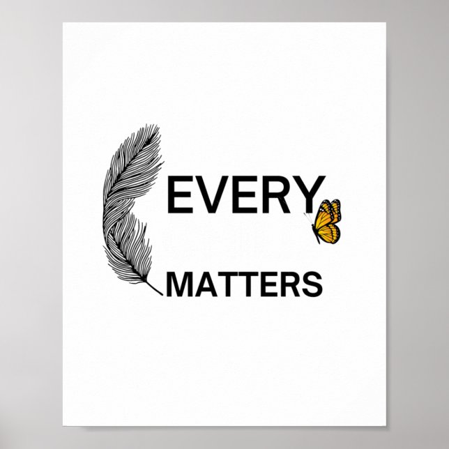 Affiche Chaque enfant S _ Orange Day_ Sticker (Devant)