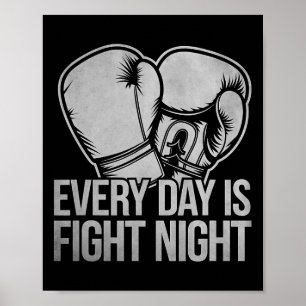 Affiche Chaque Jour Est Battre Night Boxer Sports Force Gy