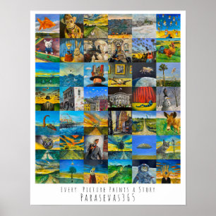 Affiche Chaque photo peint une histoire