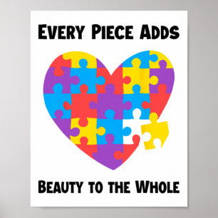 Affiche Chaque Pièce Ajoute De La Beauté À L'Ensemble Du S