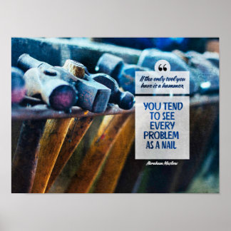 Affiche Chaque Problème Comme Un Clou