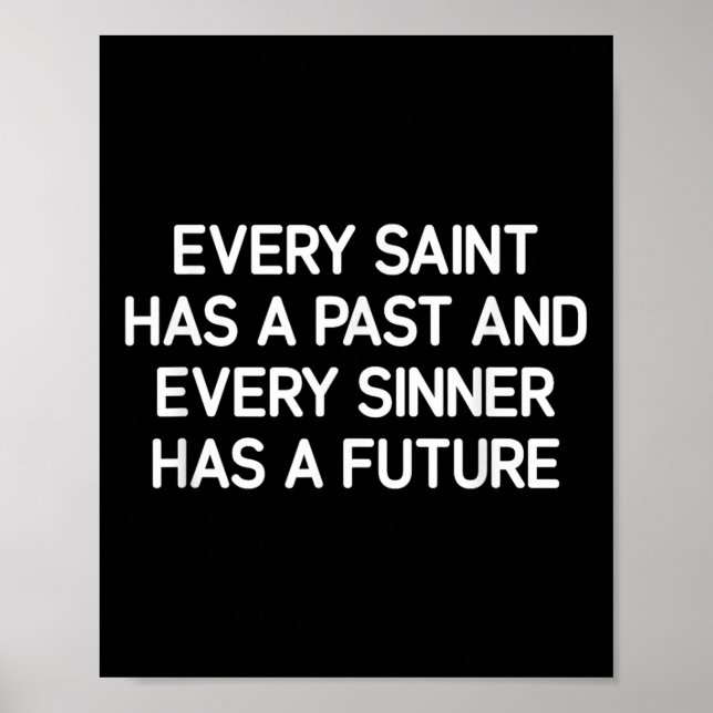 Affiche Chaque Saint A Un Passé, Une Inspiration (Devant)