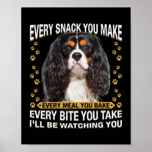 Affiche Chaque Snack Que Vous Faites Drôle Cavalier King C