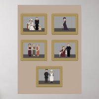 Characters from Downton Abbey  Pixel Art