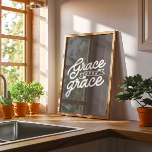 Affiche Charbon chrétien Grâce sur grâce