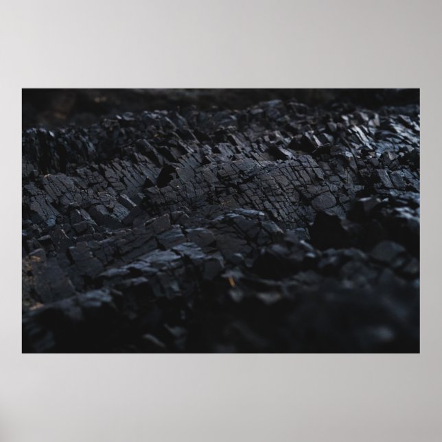 AFFICHE CHARBON NOIR (Devant)