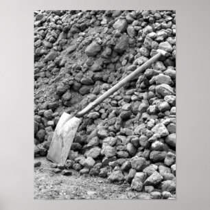 AFFICHE CHARBON POUR PUISSANCE À VAPEUR