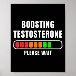 Affiche Chargement de la testostérone boostée