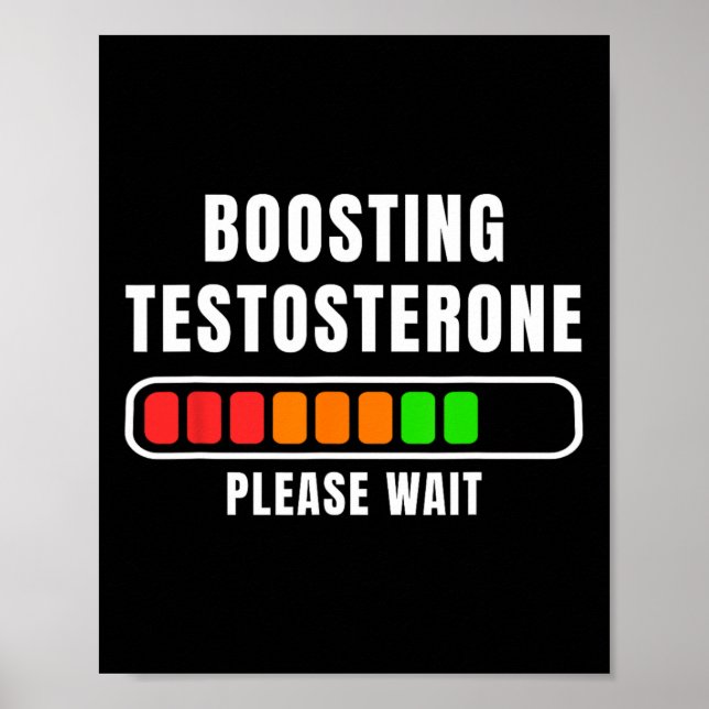 Affiche Chargement de la testostérone boostée  (Devant)