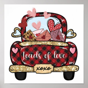 Affiche Charges de Love Valentines Day