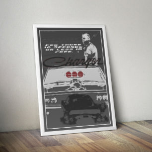 Affiche Chargeur 1969 rapide et furieux