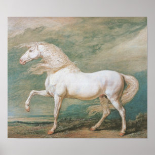 Affiche Chargeur blanc