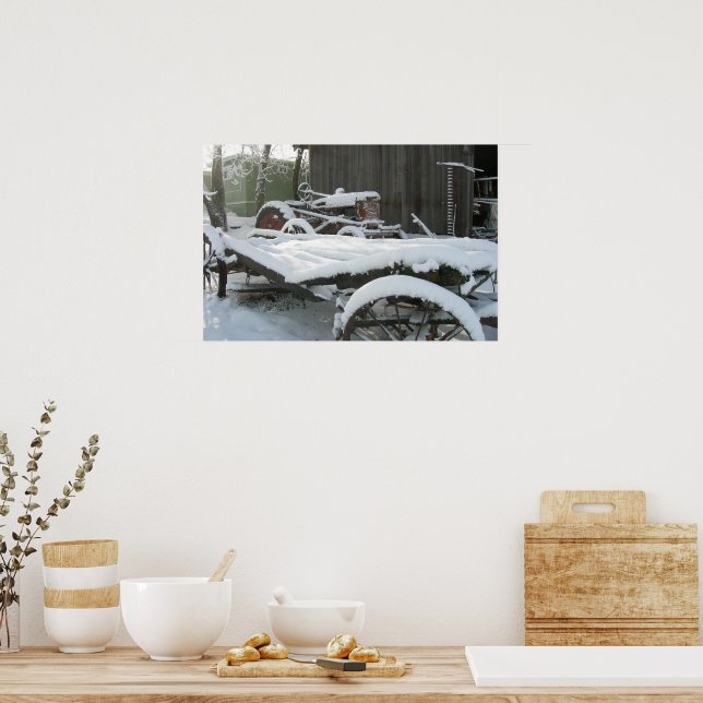 Affiche Chariot à neige (Cuisine)
