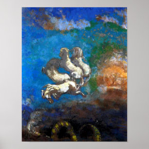 Affiche Chariot d'Apollon, Redon