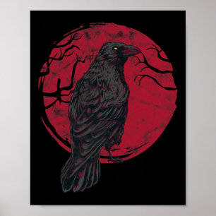 Affiche Chariot de Corneille Noire Occulte Gothique Déplai
