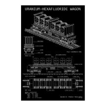 Chariot de l'hexafluorure d'uranium PTW "Plan"