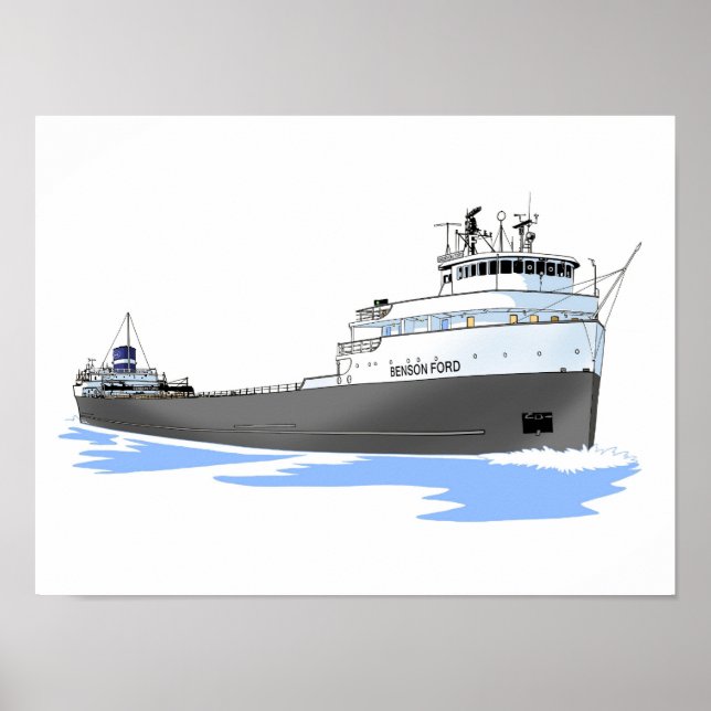 Affiche Chariot des Grands Lacs Benson Ford (2) (Devant)